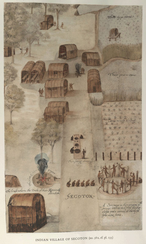 Secotan village